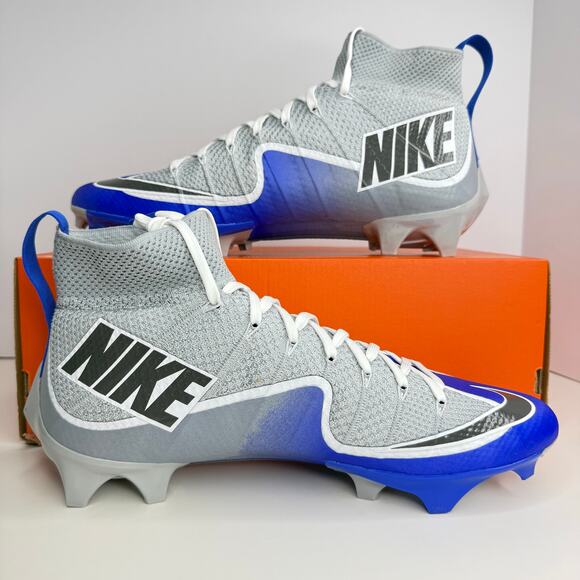 Nike Vapor Edge 360 UT Wolf Grey/Iron Grey Size 13 Men Football Cleats main image 8